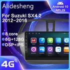 Автомагнитола 2DIN, для Suzuki SX4 2 S-Cross 2012-2016, 2014, 2015, 2017, Android 10,0, DSP, GPS, IPS, DVD