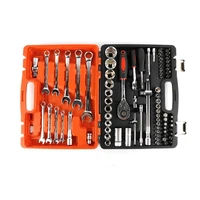 82pcs sleeve combination tool ratchet handle auto repair auto insurance vehicle toolbox set car repair tool hwc