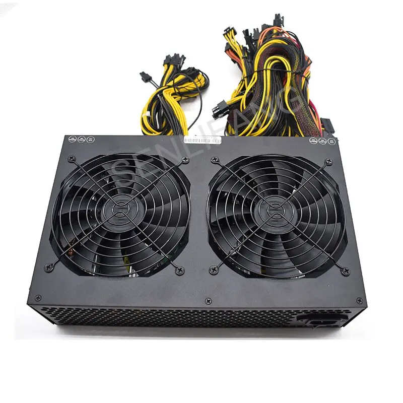 Блок питания ETH PC Asic 3600 Вт для биткоинов чехол блока компьютерный серверный Фонт
