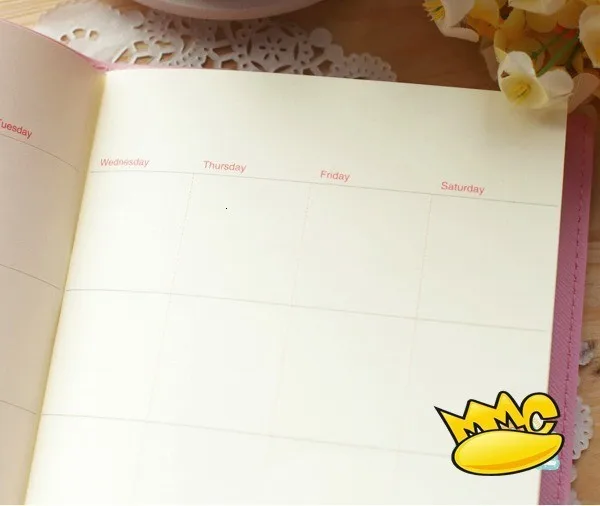 "My Journal Slim" планировщик путешествий милый планировщик мероприятий ежемесячный недельный дневник записная книжка
