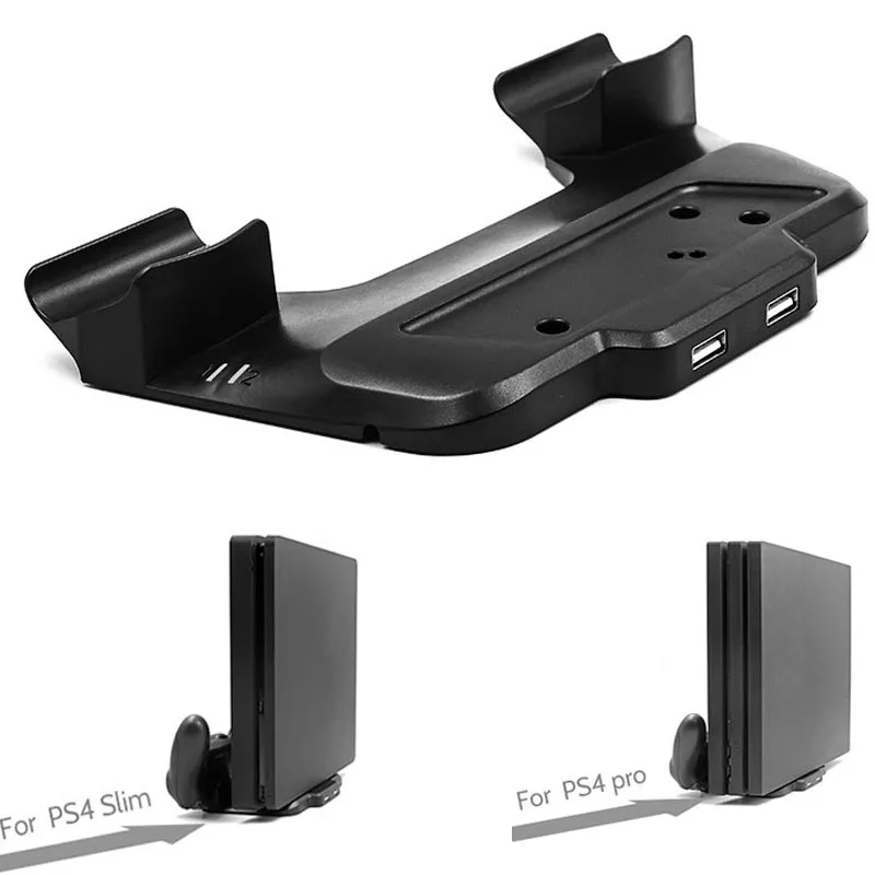 Вертикальная подставка для PS4 Slim/ Pro зарядная док-станция с двумя геймпадами