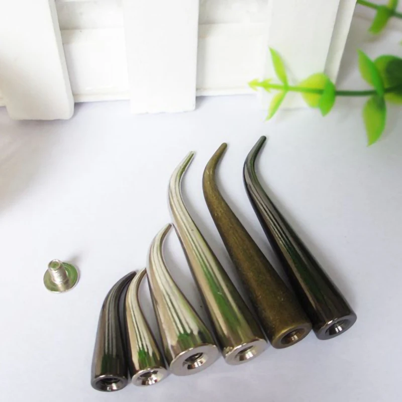 Латунные заклёпки с длинным изгибом заклепки винтами для сумки шляпы обуви