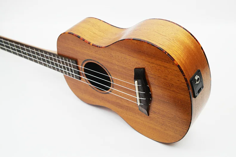 SevenAngel 26 дюймов Электрический Гавайские гитары укулеле топ из твердой древесины