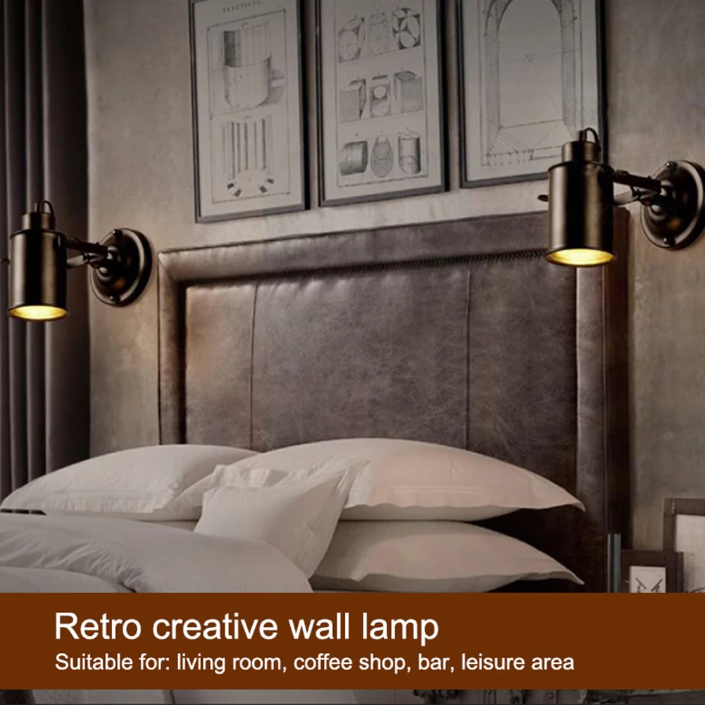 Настенный светильник в американском стиле ретро стильные светодиодсветодиодный