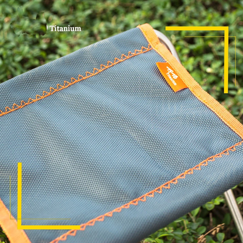 저렴한 순수 티타늄 접이식 의자 초경량 캠핑 하이킹 의자, 편리한 야외 피크닉 낚시 휴대용 접이식 의자