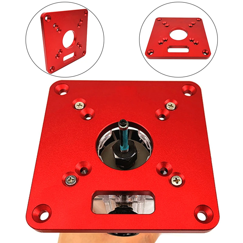

Aluminum alloy Home Universal RT0700C Table Router Board Insert Banks Wood Router Trimmer Tools 56 * 45 * 54.3mm / 70 * 60mm