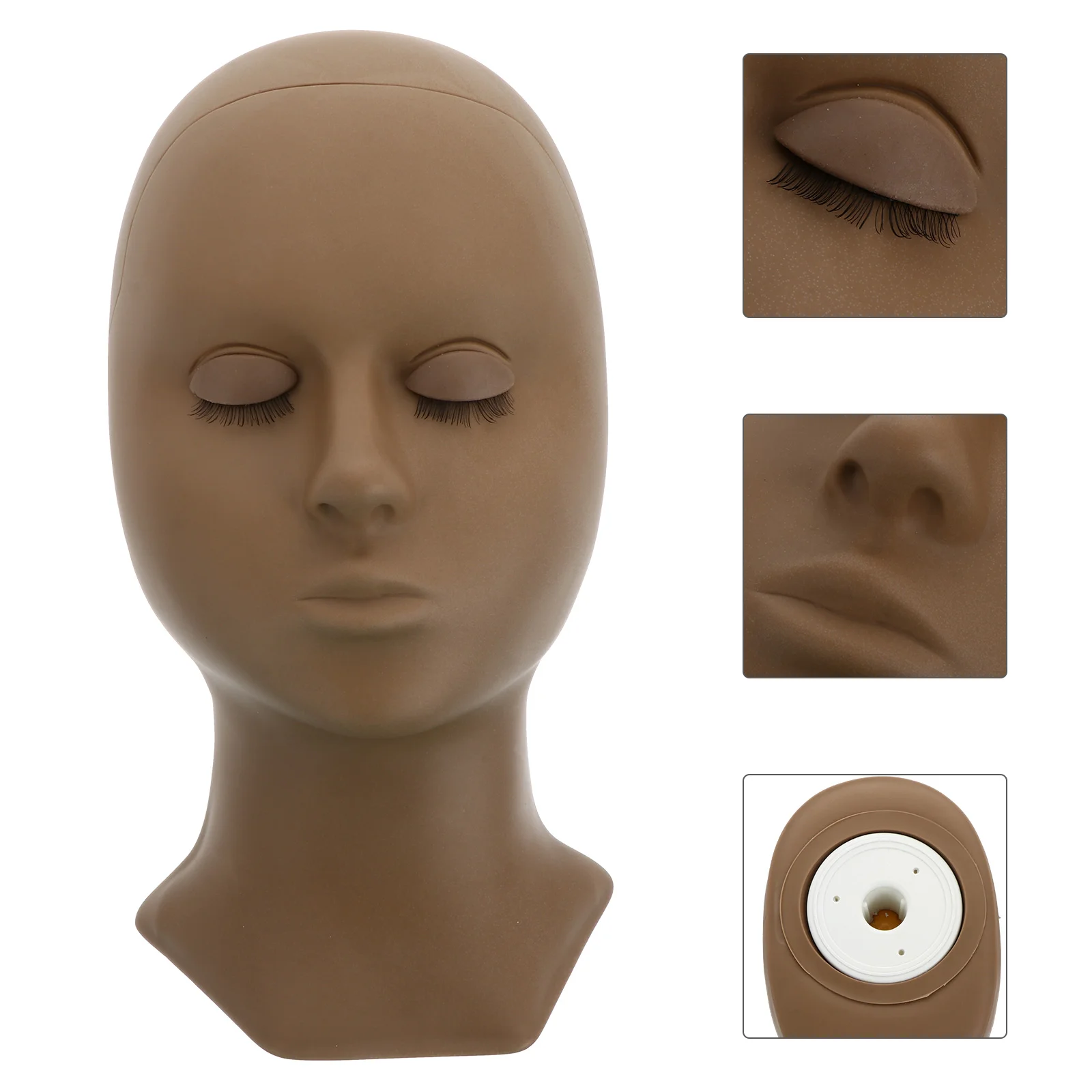 

Модель манекена с 2 веками для тренировки наращивания ресниц