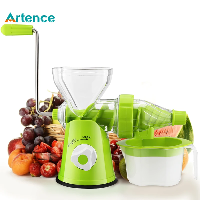 

High Quality Home Manual Juicer Fruit Squeezer 100% Healthy Natural Fruit Juice Easy To Operate Ice Cream Mold Free Provided