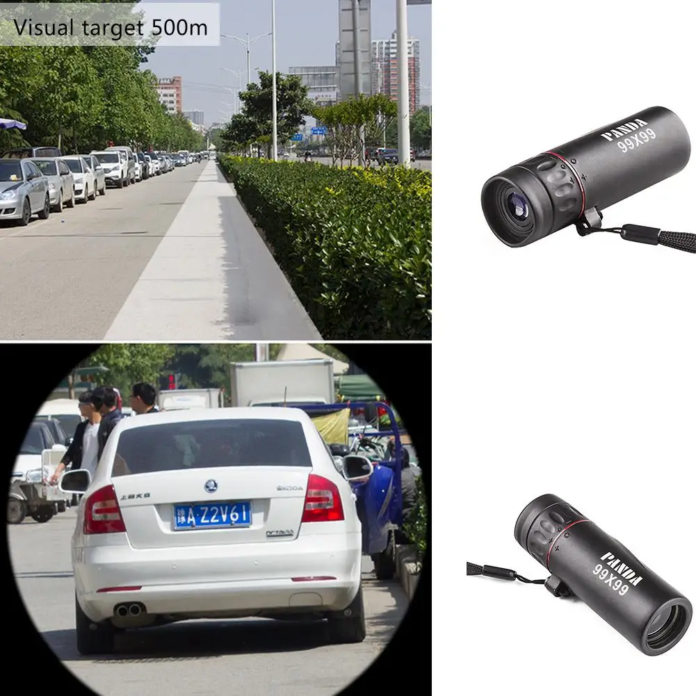 99x99 портативный уличный Мощный мини-прицел Карманный монокулярный телескоп