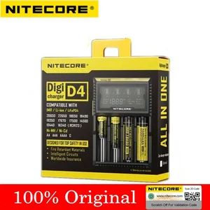 Зарядное устройство Nitecore D4, D2, I4, I2, Digicharger, с ЖК-дисплеем, с интеллектуальным контуром, полная гарантия, для батарей 18650