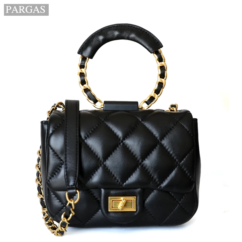 Сумки через плечо с цепочкой для женщин сумка из натуральной кожи мессенджер