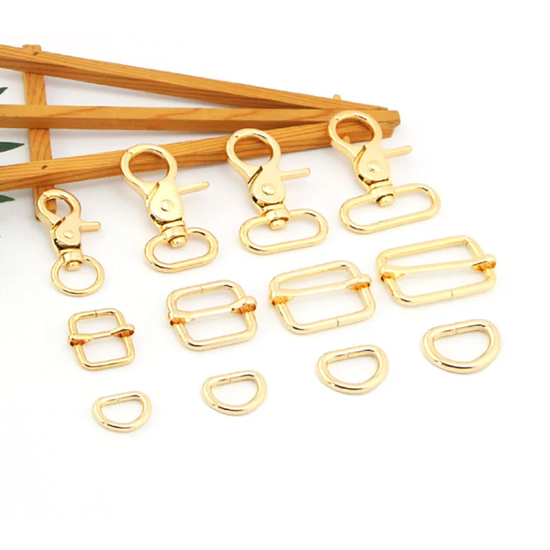 Золотистая/бронзовая Пряжка из цинкового сплава 12 мм 20 25 32 щипцы пружинный