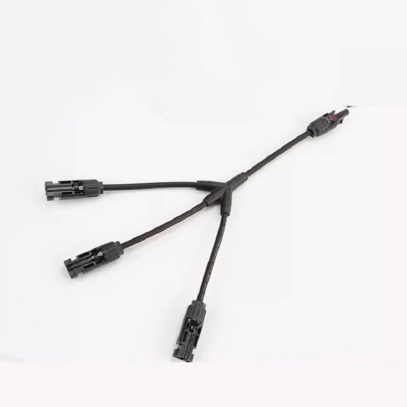 1 пара 3y филиал параллельное подключение Электрический Солнечный разъем