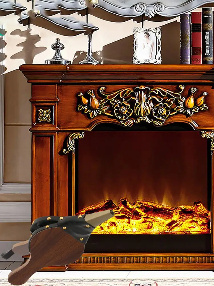 Винтажная деревянная ручная мини Воздуходувка ручной работы коричневый