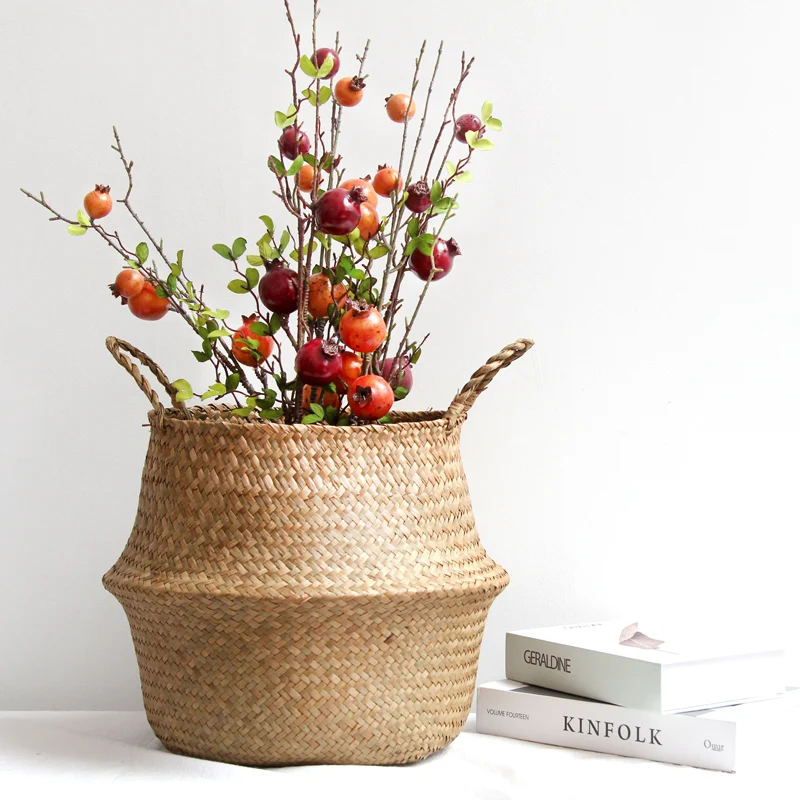 Корзина для хранения из морских водорослей цветочный горшок плетеная корзина