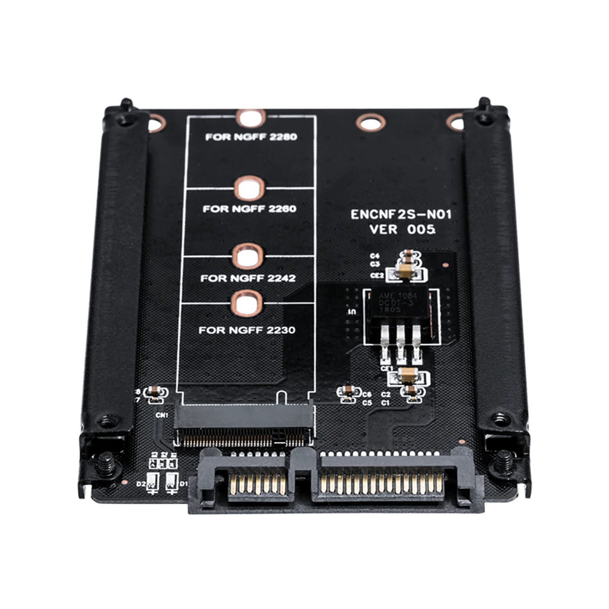 ORICO M.2 NGFF до 2,5 дюймов SATA 22PIN адаптер для 2230/2242/2260/2280 мм M2 NGFF Твердотельный накопитель(SSD жесткий диск M2 NGFF в SATA 22PIN