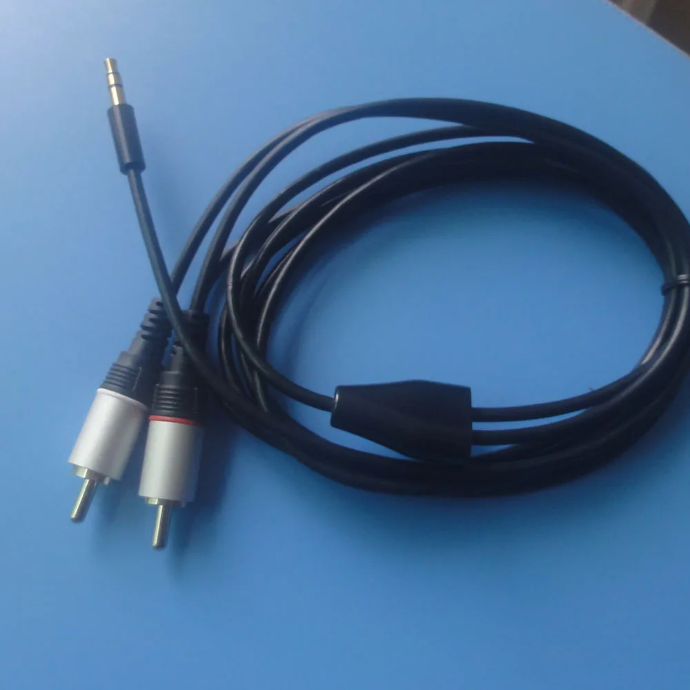 1 м 3ft с разъемом подачи внешнего сигнала Aux 3 5 мм стерео штекер 2 RCA кабель|rca cable|2 rca