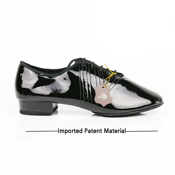 Imported Patent Новая модель, Мужская стандартная танцевальная обувь, BD319, раздельная подошва, профессиональная танцевальная обувь для бальных танцев, блестящая противоскользящая обувь - Цвет: Imported Patent