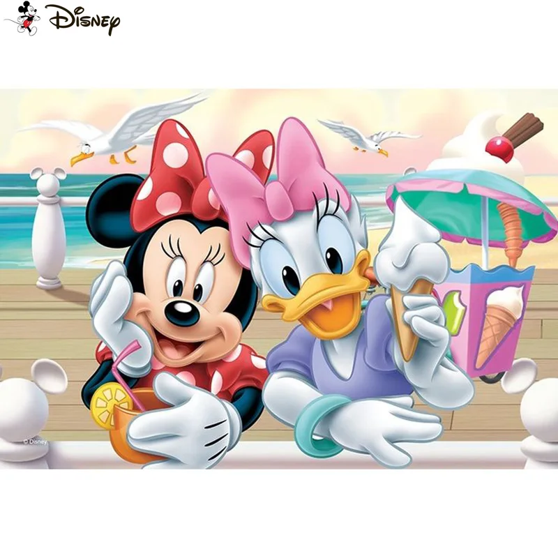 

Алмазная живопись «сделай сам» Disney 5D, вышивка крестиком «мультяшный Микки Маус», домашний декор, полное Алмазная вышивка с инкрустацией стр...