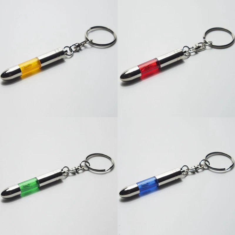 Модный антистатический брелок для ключей кольцо со встроенным светодиодным
