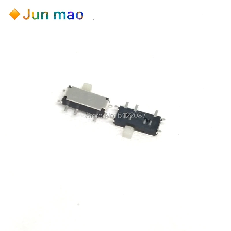 50 шт. мини 7 контактный переключатель вкл/выкл 1P2T SPDT MSK 12C02 SMD слайдов для MP3 MP4