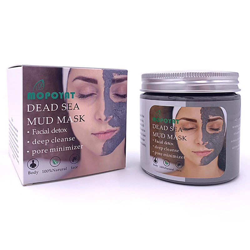 

Dead Sea Mud Mask Deep For Face & Body Hydrating Acne Oily Skin Blackheads Pore Minimizer Nourishing Pore Face Cleaner