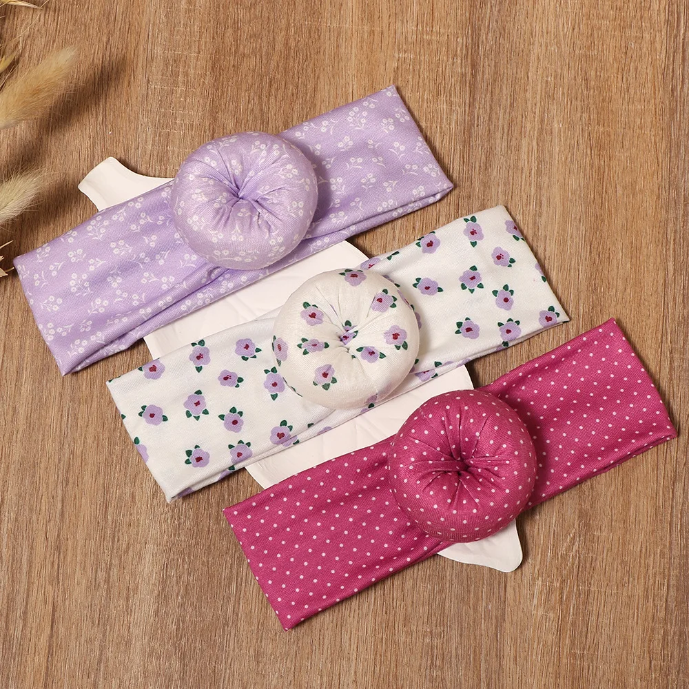 

Nylon Elastic Baby Headband Bow Knotted Newborn Baby Girl Headband Hair Accessories Kids Hairband Floral Headdress Baby Girl Bow