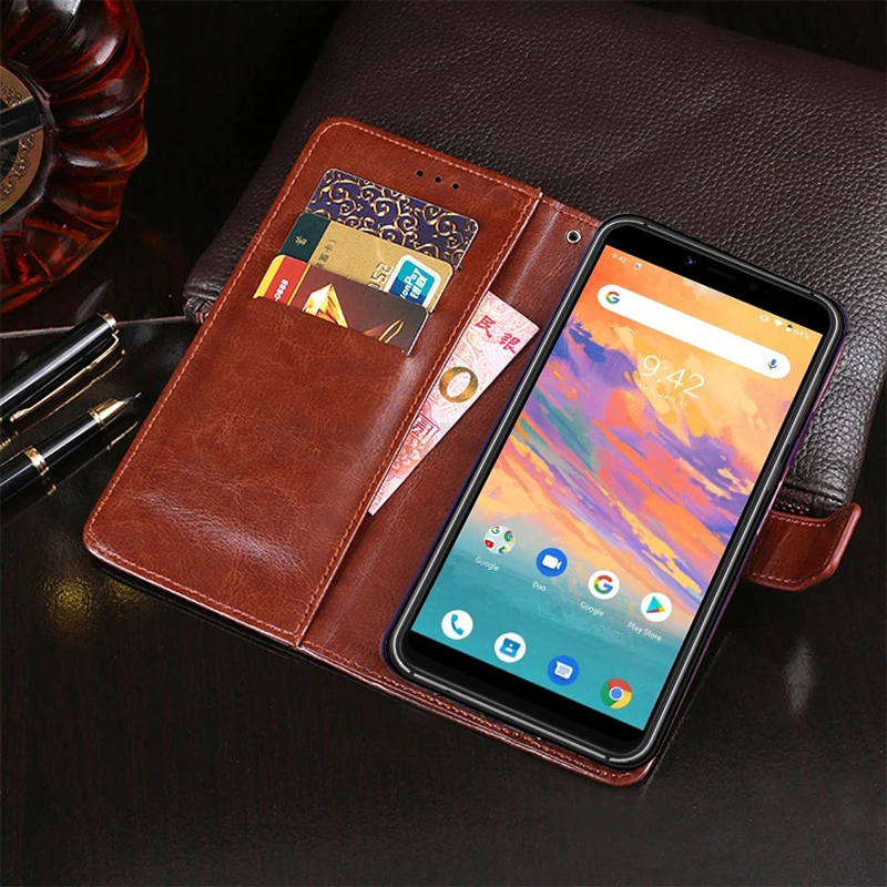 umidigi a3s case cover flip leather wallet case silicone shell for umidigi umi a3s a 3 s luxury phone bag stand magnet case capa free global shipping