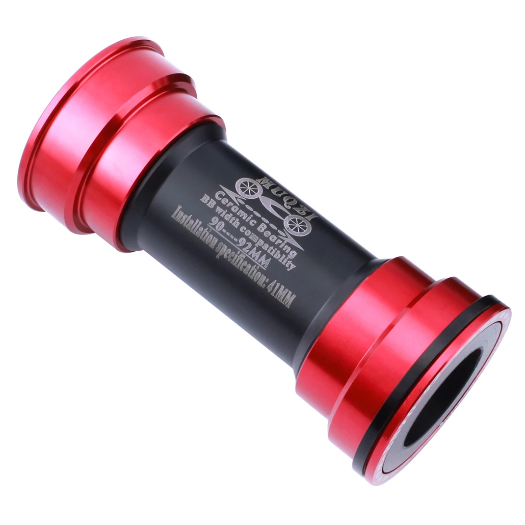 Pressfit hollowtech керамический Нижний кронштейн подшипника 90-92 мм bb92 переходник вала для велосипеда центральный механизм горный велосипед аксессуары