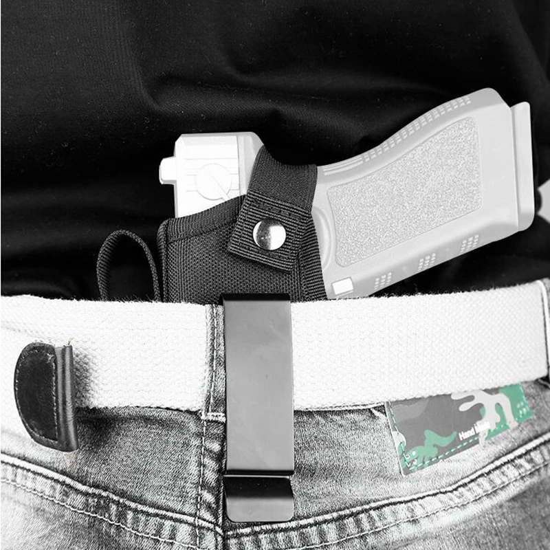 

Tactical Universal Concealed Carry Belt Gun Holster for Glock 17 19 Beretta M9 1911 Left Right Hand Pistol Case Magazine Pouch