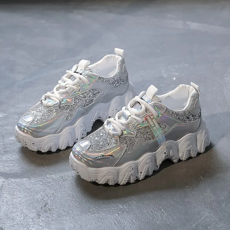 Женские модные кроссовки Dlek на массивной подошве повседневная женская обувь