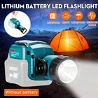 Поворотный Светильник 10,8 В-12 в, 4 режима, наружный Точечный светильник, беспроводсветильник светодиодная вспышка для Makita, без батареи, Аварийные Фонари