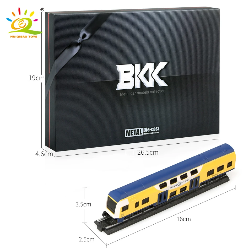 4 шт./компл. городской высокоскоростной литой поезд имитация металлического