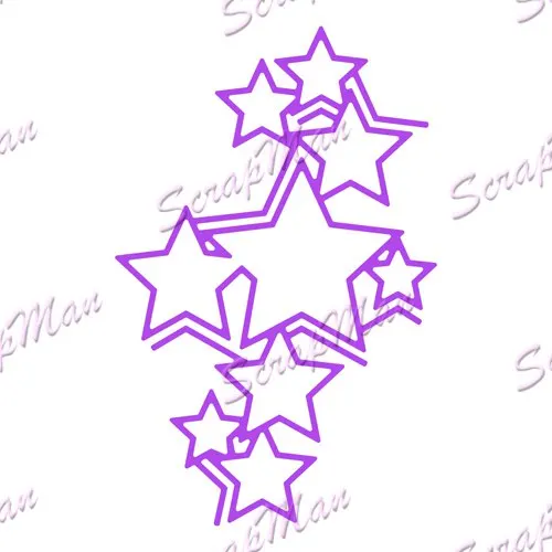 Нож для &quotКоллаж звездочки&quot от ScrapMan | Дом и сад