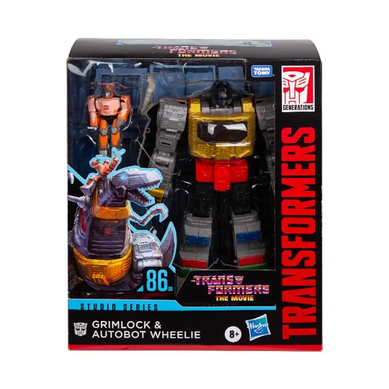 

Hasbro Transformers Toys Movie SS86 Series Anime Figures Hot Rod Scourge Jazz Kup Blurr Grimlock Action Figure Collection Model