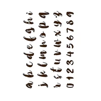 alphabet letter transparent stamp number clear stamps rubber silicone seal for diy scrapbooking card making album decor crafts