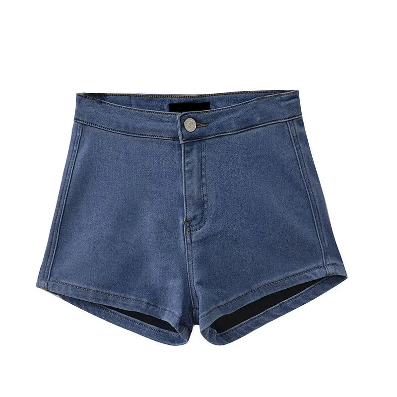 

Women Summer Sexy Slim Denim Shorts Mujer Short Jeans Tight High Elastic Feminino Female High Waist Short Pants Bottom Plus Size
