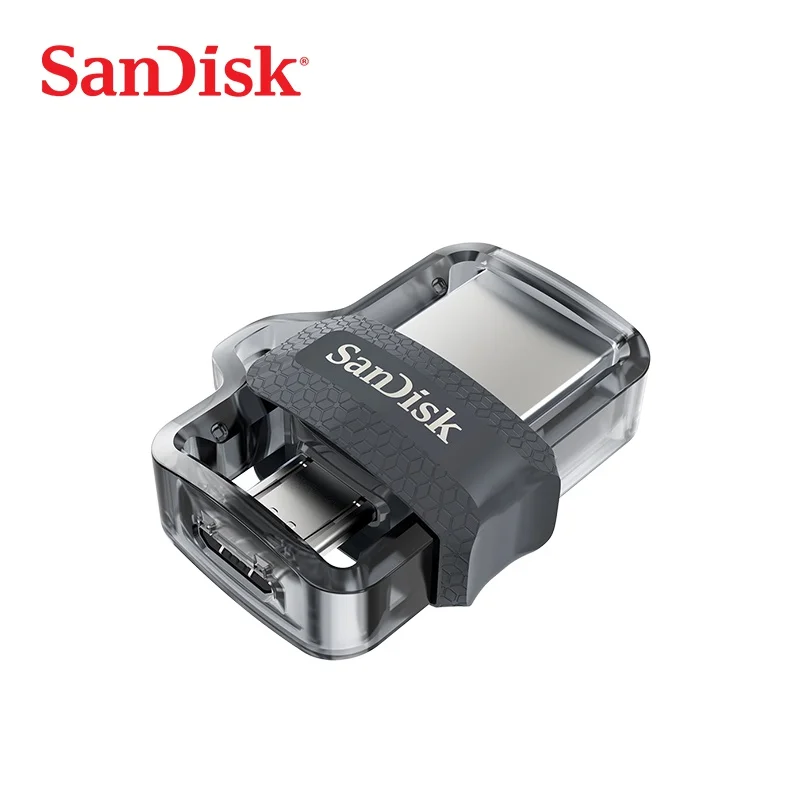 Двойной Флеш-накопитель SanDisk флешка, мини-накопитель USB флеш-накопитель, OTG 16 Гб оперативной памяти, 32 Гб встроенной памяти, 64 ГБ USB 3,0 флешки, USB флеш-карта езды на автомобиле