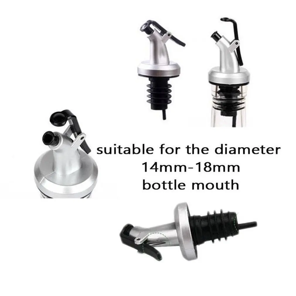 

Oil Bottle Stopper Sprayer Liquor Dispenser Wine Pourers Flip Top Beer Bottle Cap Stopper Leak Proof Pourer Kitchen Color Random