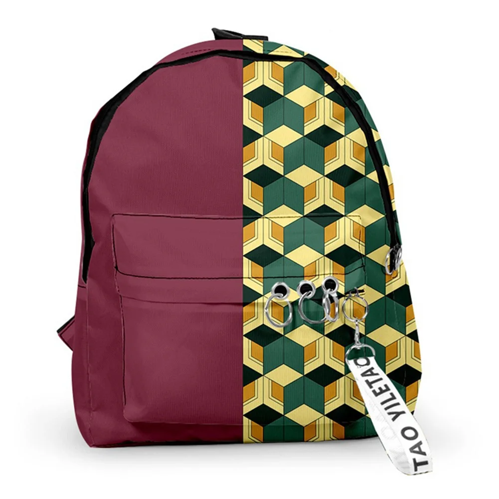

Anime Demon Slayer Kimetsu no Yaiba Backpack Bags School Backpack Shoulders package Satchel student backpacks Casual