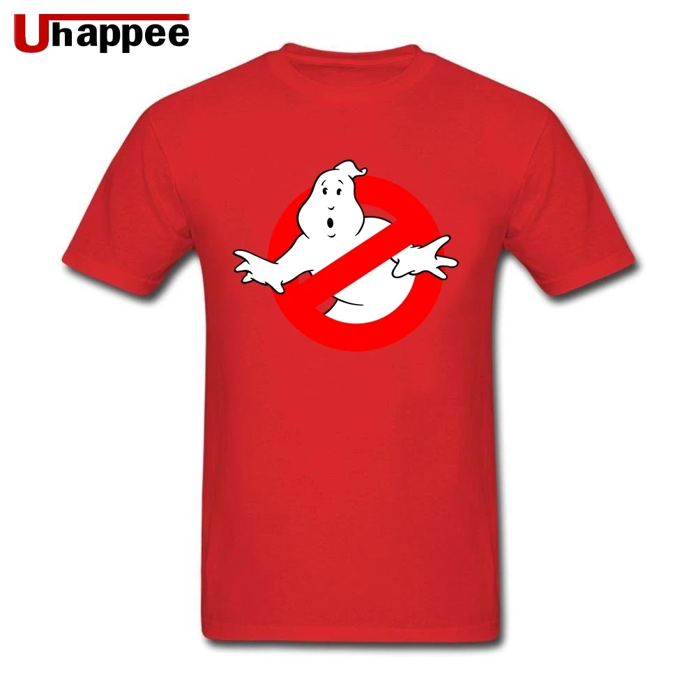 Футболка ghostbuster Guys фитнес мужские футболки с коротким рукавом модный бренд Merch - Цвет: Красный
