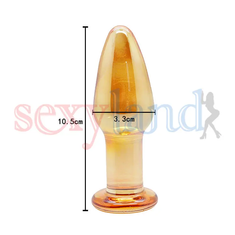 Цветочная стеклянная Анальная пробка со стразами Gloden анальные интимные игрушки