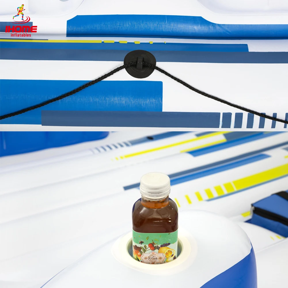 6-8pepole надувной плавающий ряд Расслабляющая водная плавающая кровать