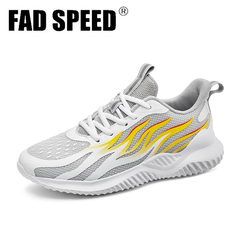 

New Arrival Hot Style Men Running Shoes Lace Up Breathable Comfortable Sneakers Outdoor Walking Footwear Men light casual shoes