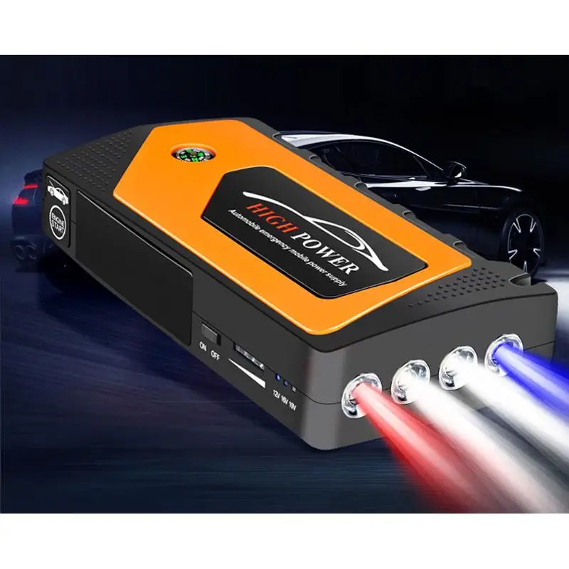 12v Car Jump Starter Emergency Starting Power For Car Portable Power Source Power Bank Accessories