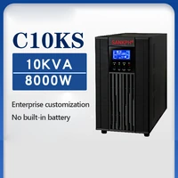 uninterrupted backup power supply room server 10kva can delay 30 minutes 8 hours 220v external battery c10ks