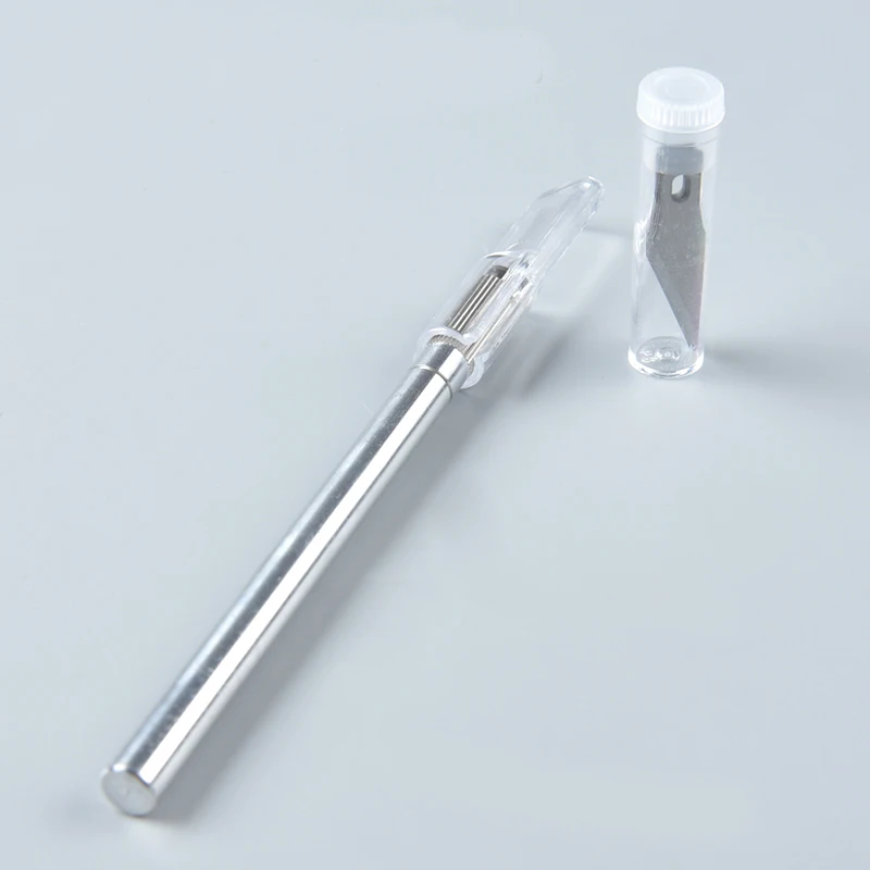 Полностью металлический нож для скульптуры Nine Sea 308 ручки с 5 запасными лезвиями