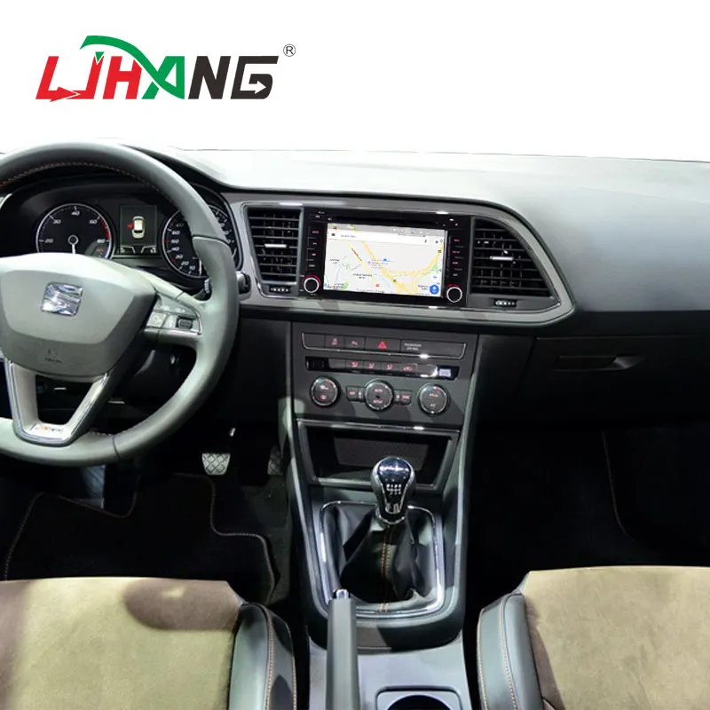 LJHANG автомобильный DVD мультимедийный плеер Android 9,0 для SEAT LEON gps Navi 1 din автомагнитола стерео Wi-Fi головное устройство RDS