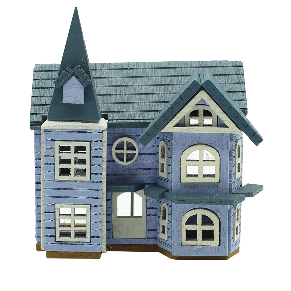 1 Набор DIY игрушечный домик реквизит мини замок кабина ручной работы построение
