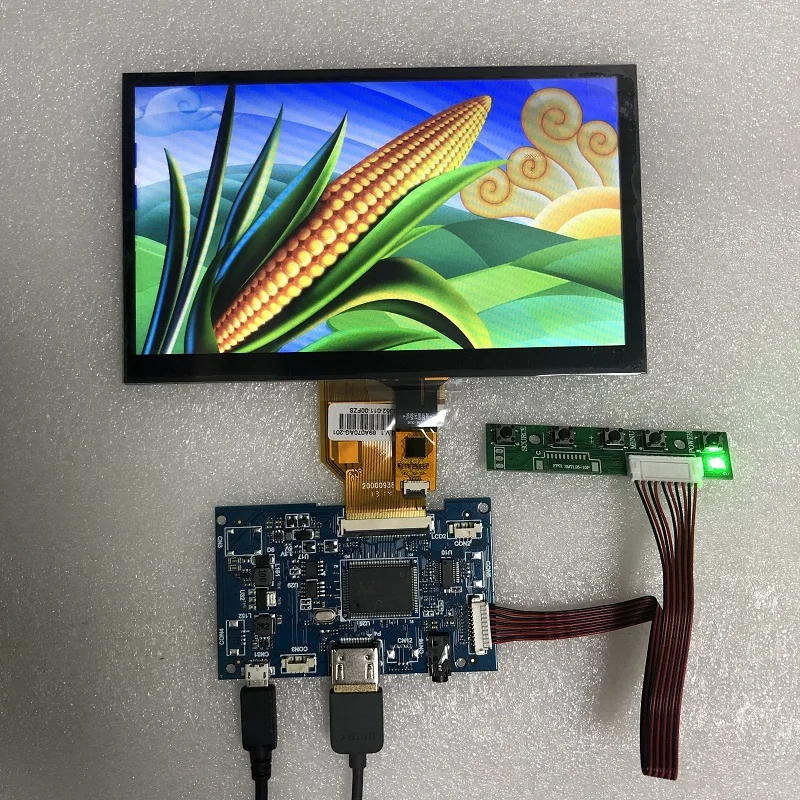 7-дюймовый ЖК-экран AT070TN90 TFT TN 50 pin 800x480 HDMI Универсальная панель контроллера